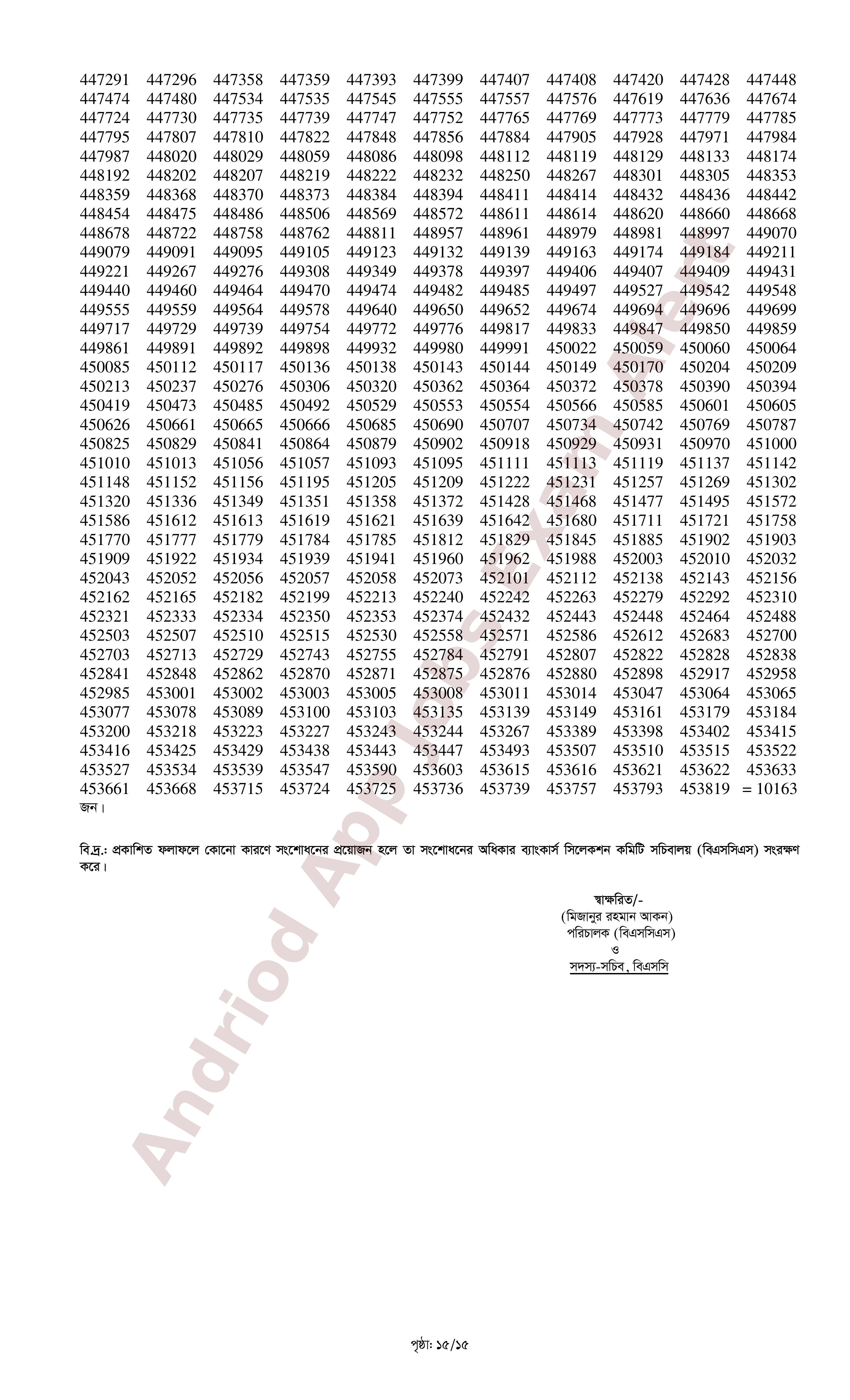 ৯৯৭ পদে সমন্বিত ৮টি ব্যাংকের নিয়োগের MCQ পরীক্ষার ফলাফল ও লিখিত পরীক্ষার সময়সূচি প্রকাশ