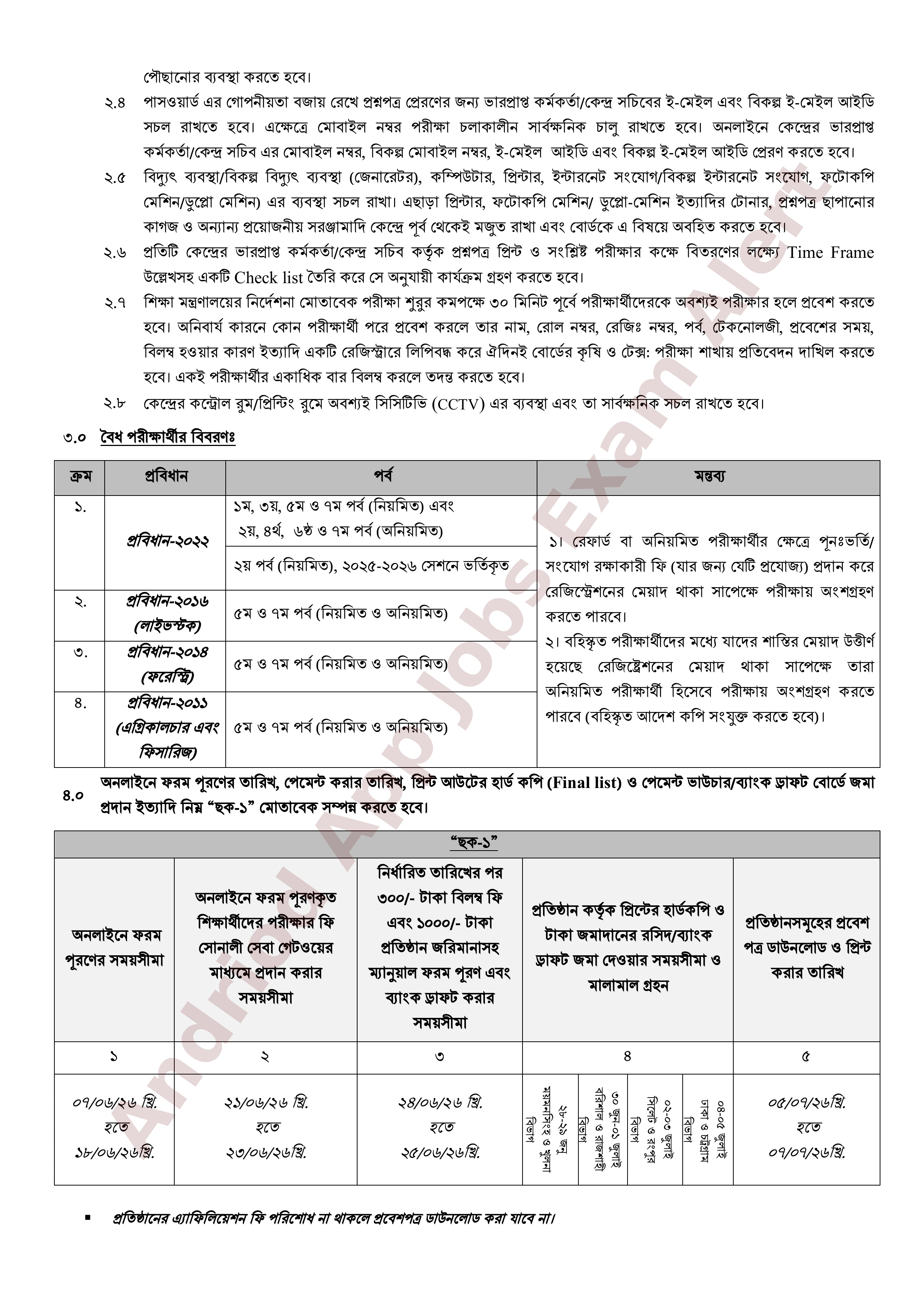 বাংলাদেশ কারিগরি শিক্ষা বোর্ডের বিভিন্ন ডিপ্লোমা পরীক্ষার ফরম পূরণের বিজ্ঞপ্তি প্রকাশ