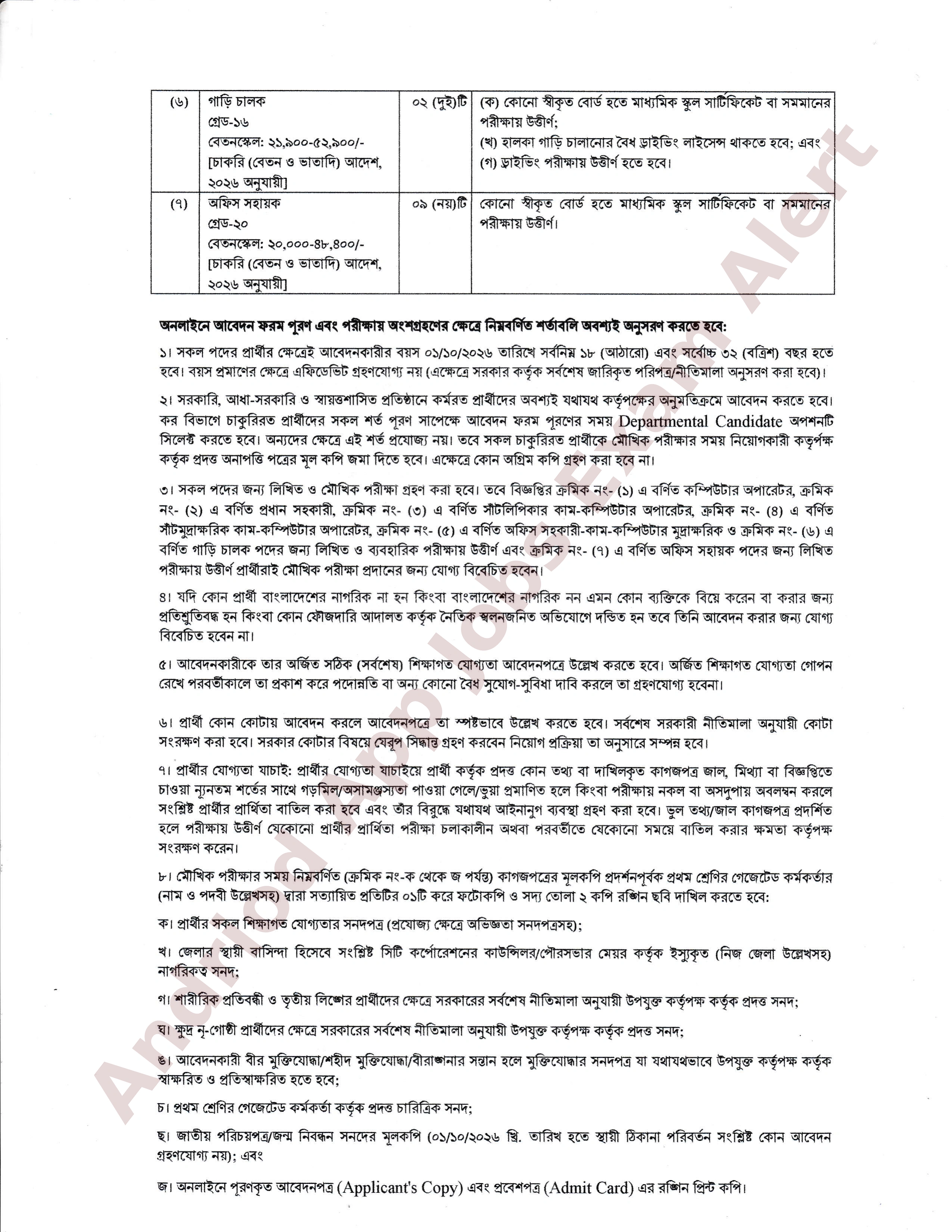 ৪১ পদে কর অঞ্চল-৬, ঢাকা এর নতুন নিয়োগ বিজ্ঞপ্তি প্রকাশ