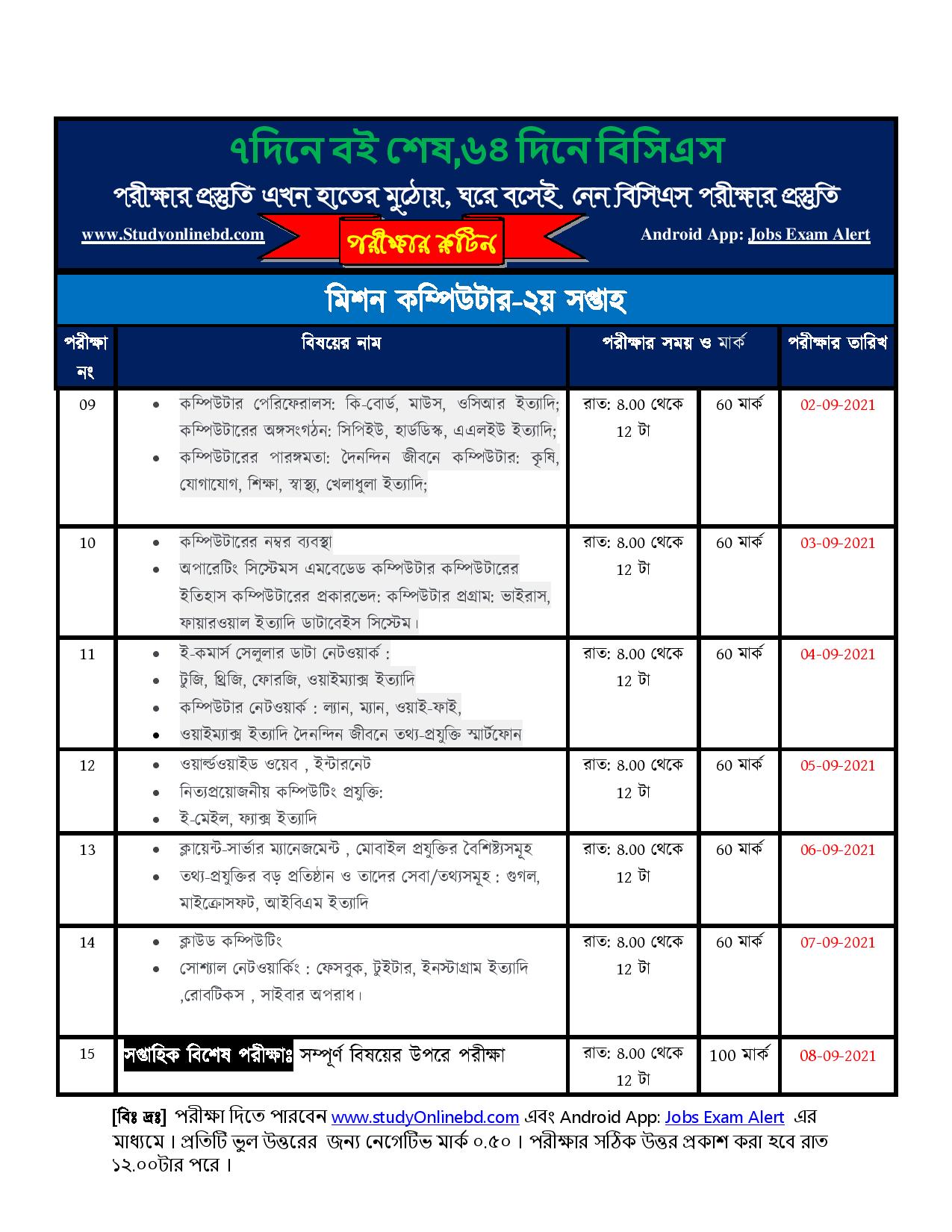 ৭দিনে বই শেষ,৬৪ দিনে বিসিএস!! ৪৩ তম বিসিএসের Model test শুরু ২৫ তারিখ থেকে 