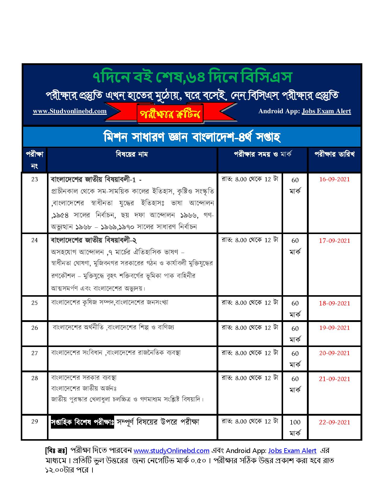 ৭দিনে বই শেষ,৬৪ দিনে বিসিএস!! ৪৩ তম বিসিএসের Model test শুরু ২৫ তারিখ থেকে 